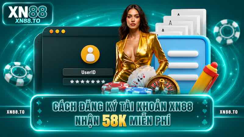 Cách đăng ký tài khoản XN88 nhận 58K miễn phí