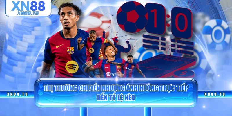 Thị trường chuyển nhượng ảnh hưởng trực tiếp đến tỷ lệ kèo